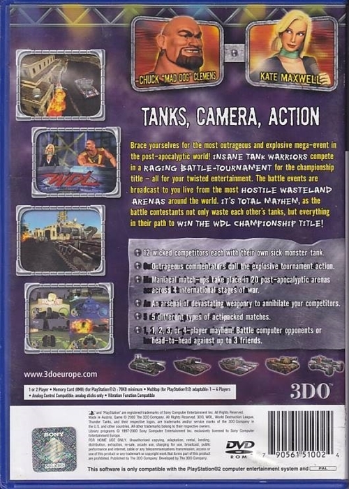 WDL World Destruction League Thunder Tanks